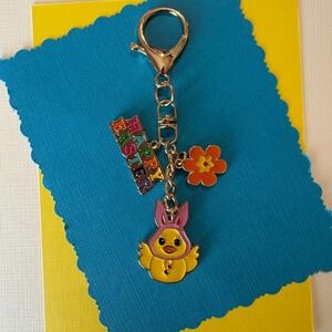 Happy‎ Easter Purse Charm Keychain Handbag Accessory